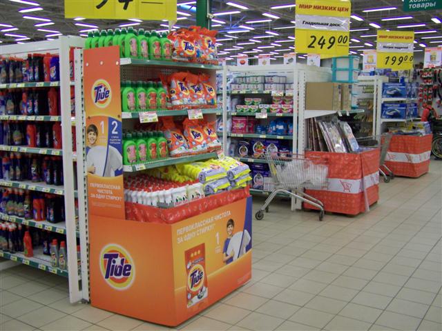Рекламное агентство ПРИЗМА Мурманск мерчандайзинг Tide РА ПРИЗМА Петрозаводск Новгород Мурманск мерчандайзинг Camey