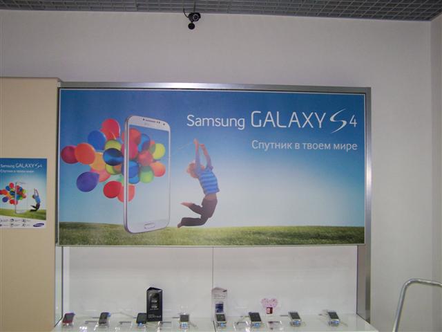 Рекламное агентство ПРИЗМА Мурманск интерьерная реклама мерчандайзинг POSM Samsung РА ПРИЗМА Мурманск интерьерная реклама мерчандайзинг POSM Samsung